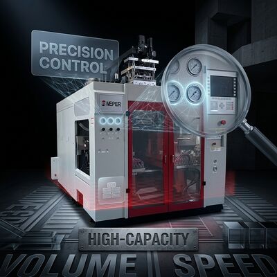Twin Station Hollow Extrusion Blow Molder for 10L Plastic Jars